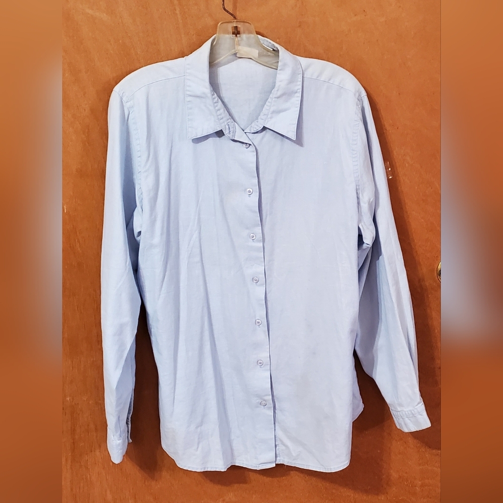 Light Blue Women's Button Down Shirt